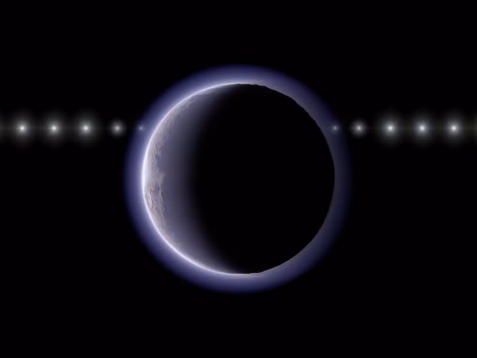 Astrônomos descobrem atmosfera em pequeno mundo gelado nos ‘confins’ do Sistema Solar