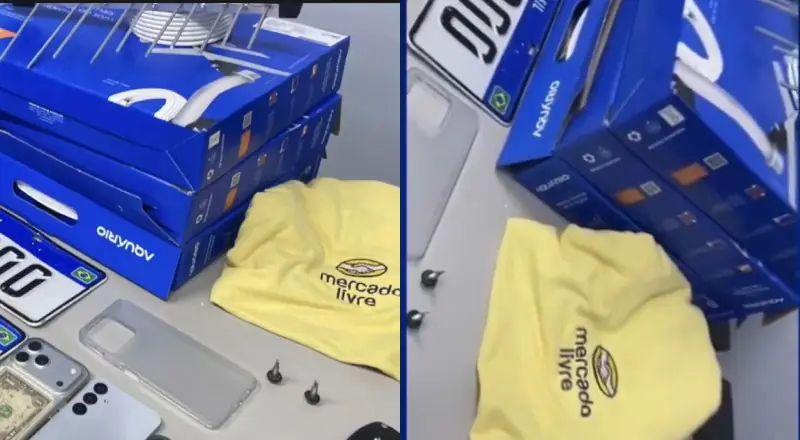 Trio de falsos entregadores é preso por estelionato em Manaus