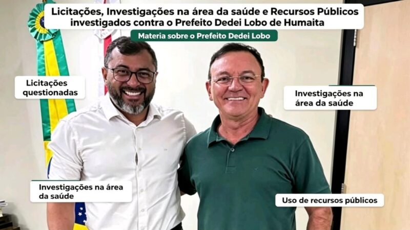 TCE-AM multa prefeito de Humaitá e presidente da COHASB por irregularidades em convênio de saneamento