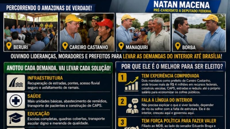 Natan Macena percorre municípios do interior e dialoga com lideranças sobre demandas regionais