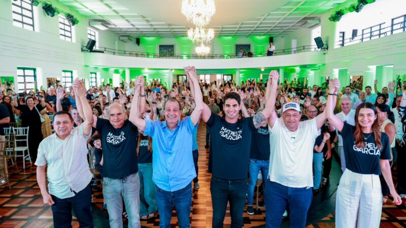 Em lançamento da pré-candidatura de Matheus Garcia, Omar Aziz fala sobre a importância de obras estruturantes para o futuro do Amazonas