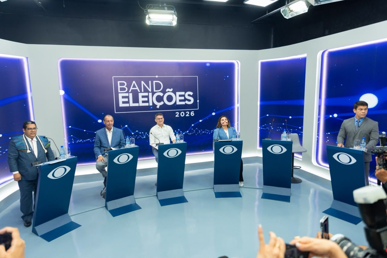Eleições 2026: candidatos ao Governo do Amazonas participam do primeiro debate